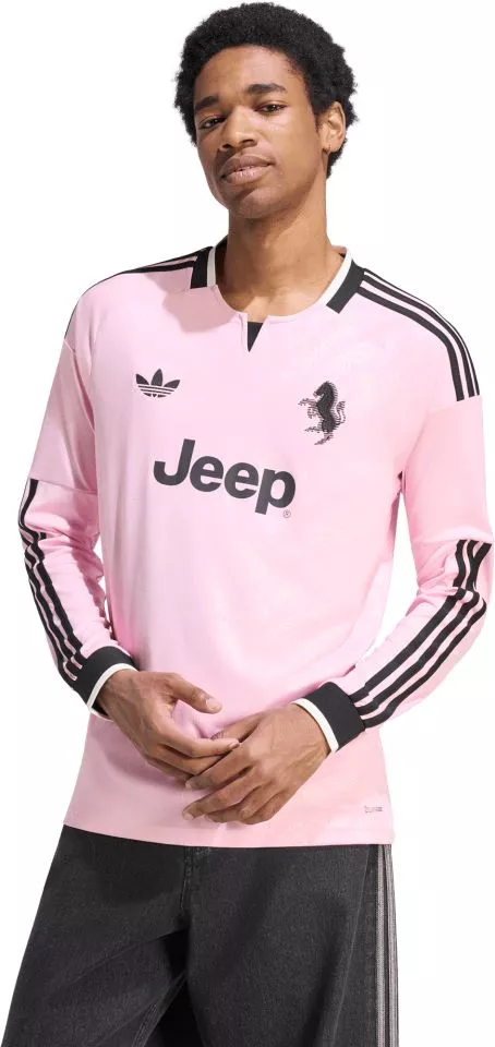 Pánský hostující fotbalový dres s dlouhým rukávem adidas Juventus 2026/27