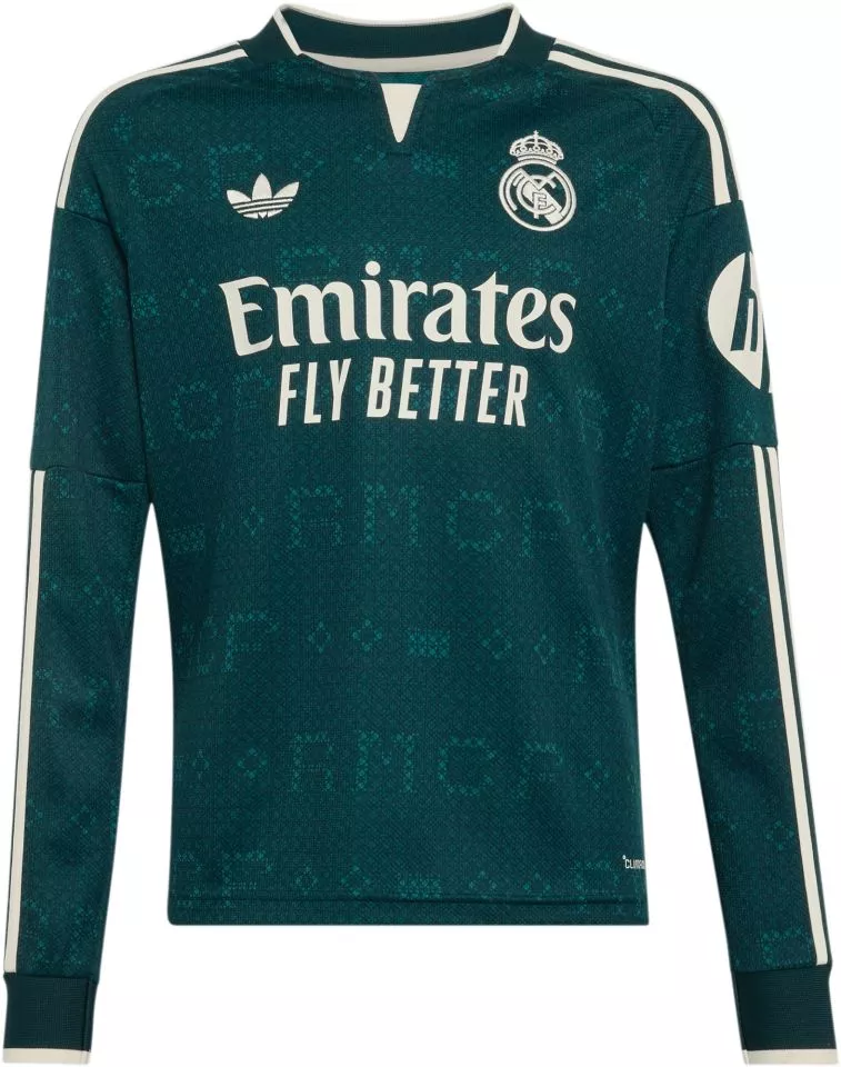 Dětský hostující dres s dlouhým rukávem adidas Real Madrid 2026/27