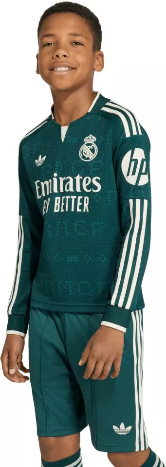 Dětský hostující dres s dlouhým rukávem adidas Real Madrid 2026/27