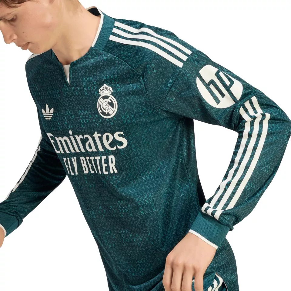 Pánský hostující dres s dlouhým rukávem adidas Real Madrid Authentic 2026/27