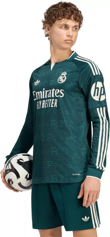 Pánský hostující dres s dlouhým rukávem adidas Real Madrid Authentic 2026/27