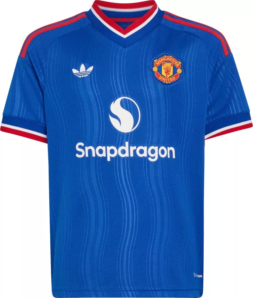 Dětský hostující dres s krátkým rukávem adidas Manchester United 2026/27