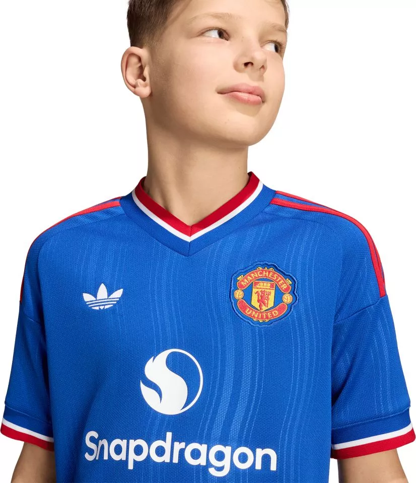 Dětský hostující dres s krátkým rukávem adidas Manchester United 2026/27