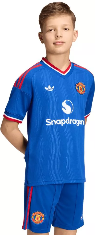 Dětský hostující dres s krátkým rukávem adidas Manchester United 2026/27