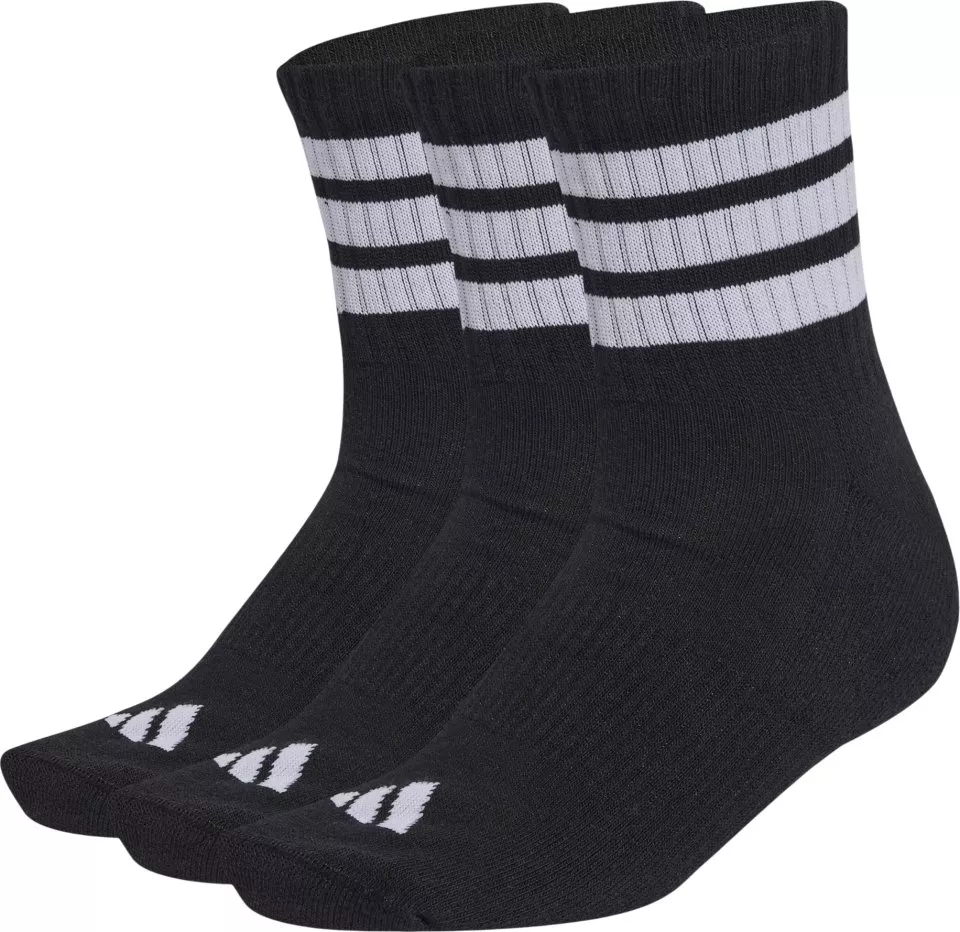 Sukat adidas Stripes Cushioned Mid Cut - 3 pairs