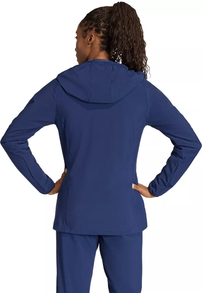 Kurtka z kapturem adidas Tiro Travel Windbreaker Women