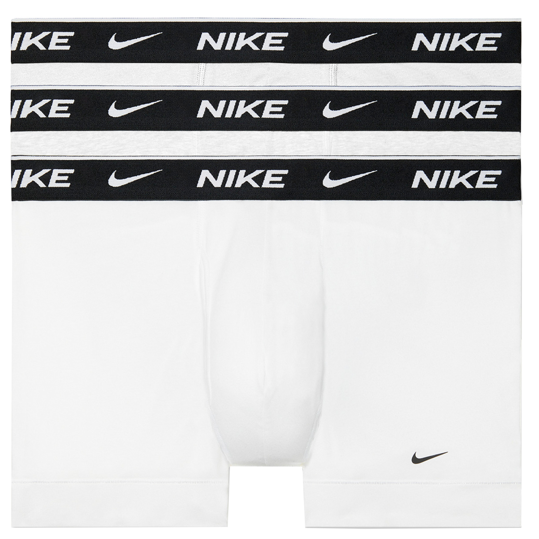 Nike Underwear Mens Size 2XL Everyday Cotton White Dri-Fit Trunk Boxer Brief