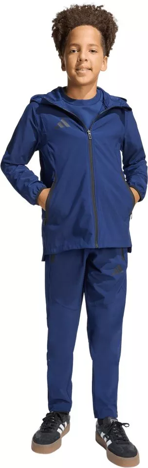 Geci cu gluga adidas Tiro Travel Windbreaker Kids
