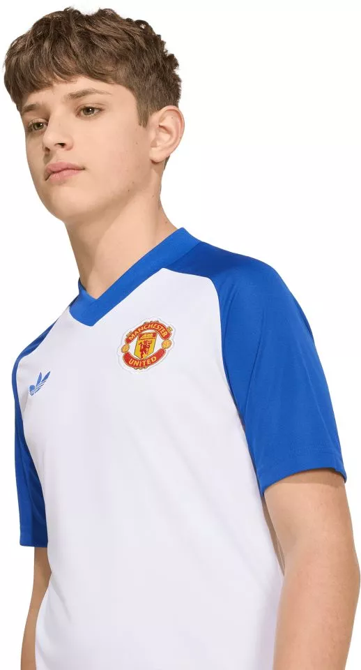 Dětský předzápasový dres s krátkým rukávem adidas Manchester United 2026/27