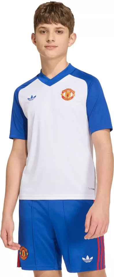 Dětský předzápasový dres s krátkým rukávem adidas Manchester United 2026/27