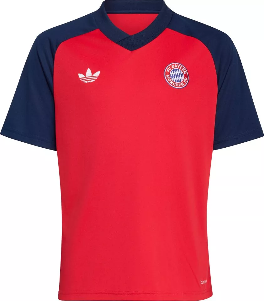 Dětský předzápasový dres s krátkým rukávem adidas FC Bayern Mnichov 2026/27
