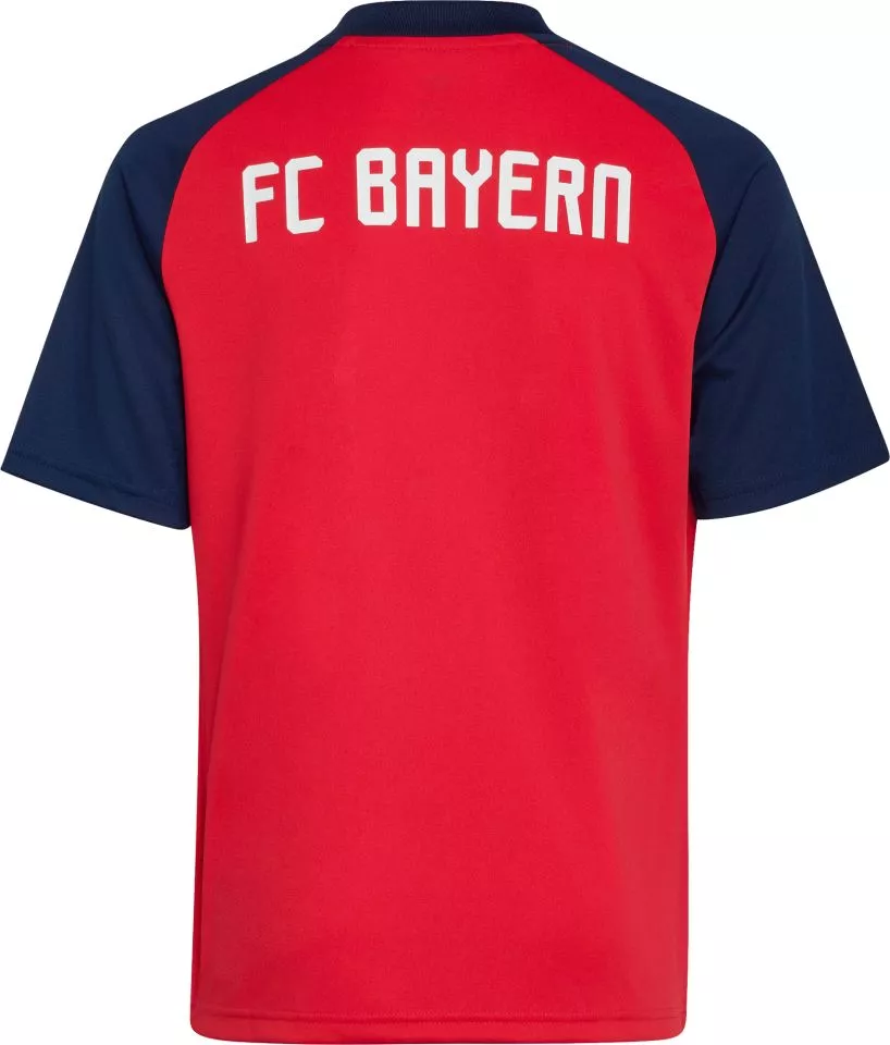 Dětský předzápasový dres s krátkým rukávem adidas FC Bayern Mnichov 2026/27