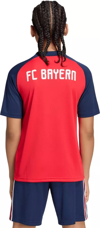 Dětský předzápasový dres s krátkým rukávem adidas FC Bayern Mnichov 2026/27