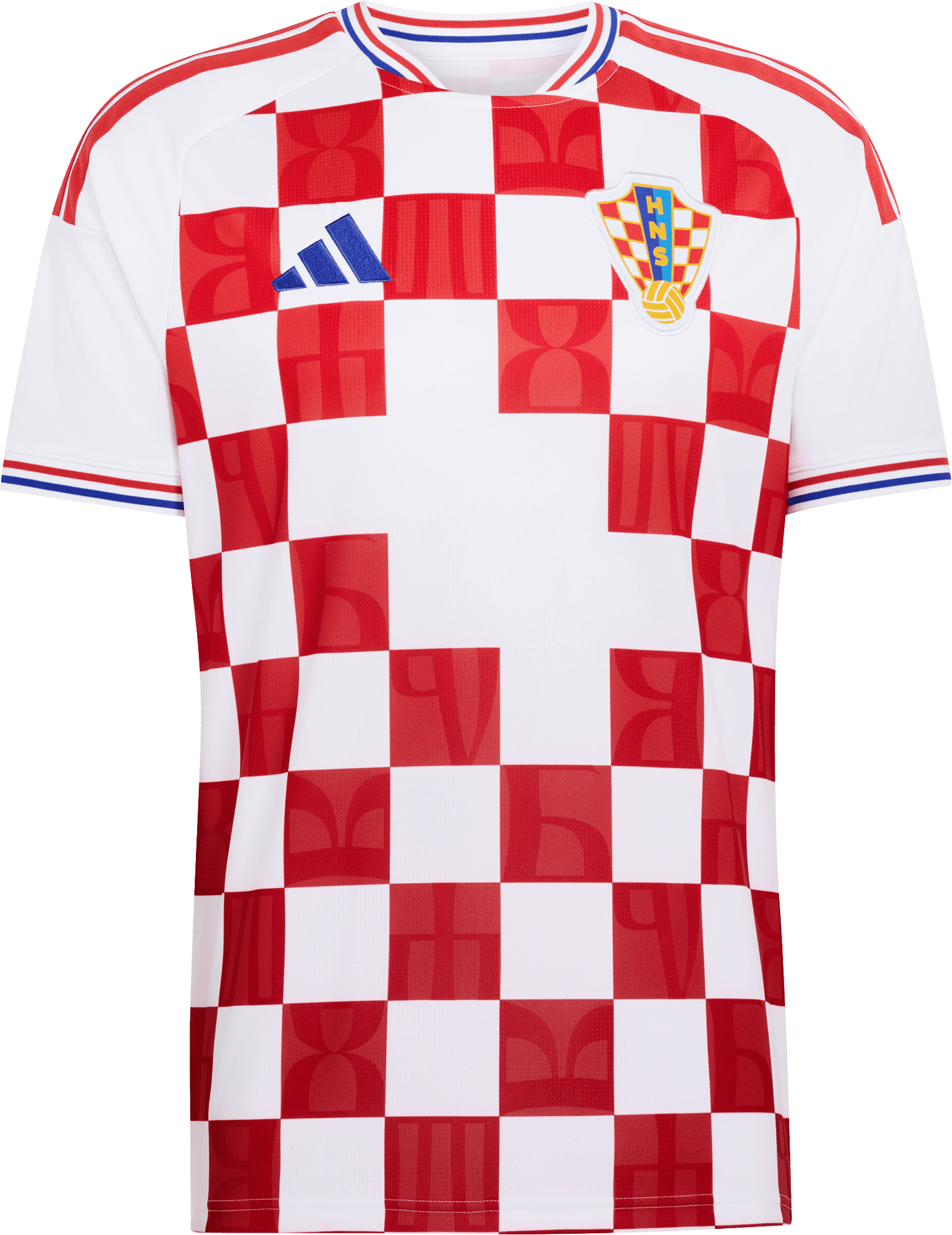 Pánský domácí dres s krátkým rukávem adidas Chorvatsko 2026