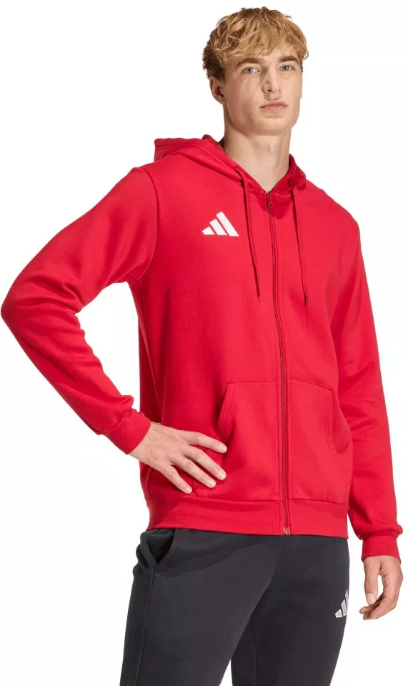 Sweatshirt med hætte adidas Entrada 26 Full-Zip