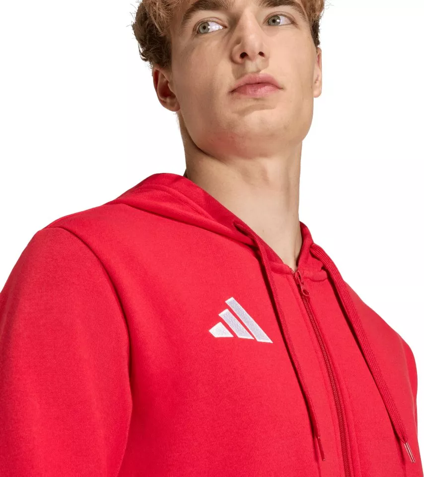 Sweatshirt med hætte adidas Entrada 26 Full-Zip