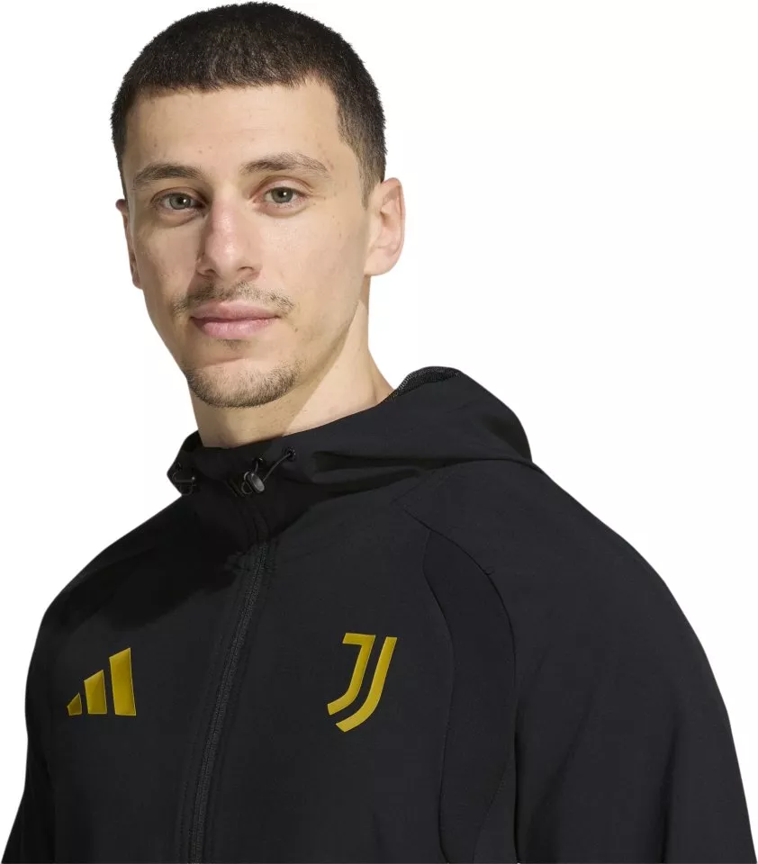 Casaco com capuz adidas Juventus Tiro Travel Windbreaker