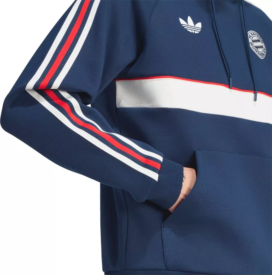 Pánská mikina s kapucí adidas Originals FC Bayern Mnichov