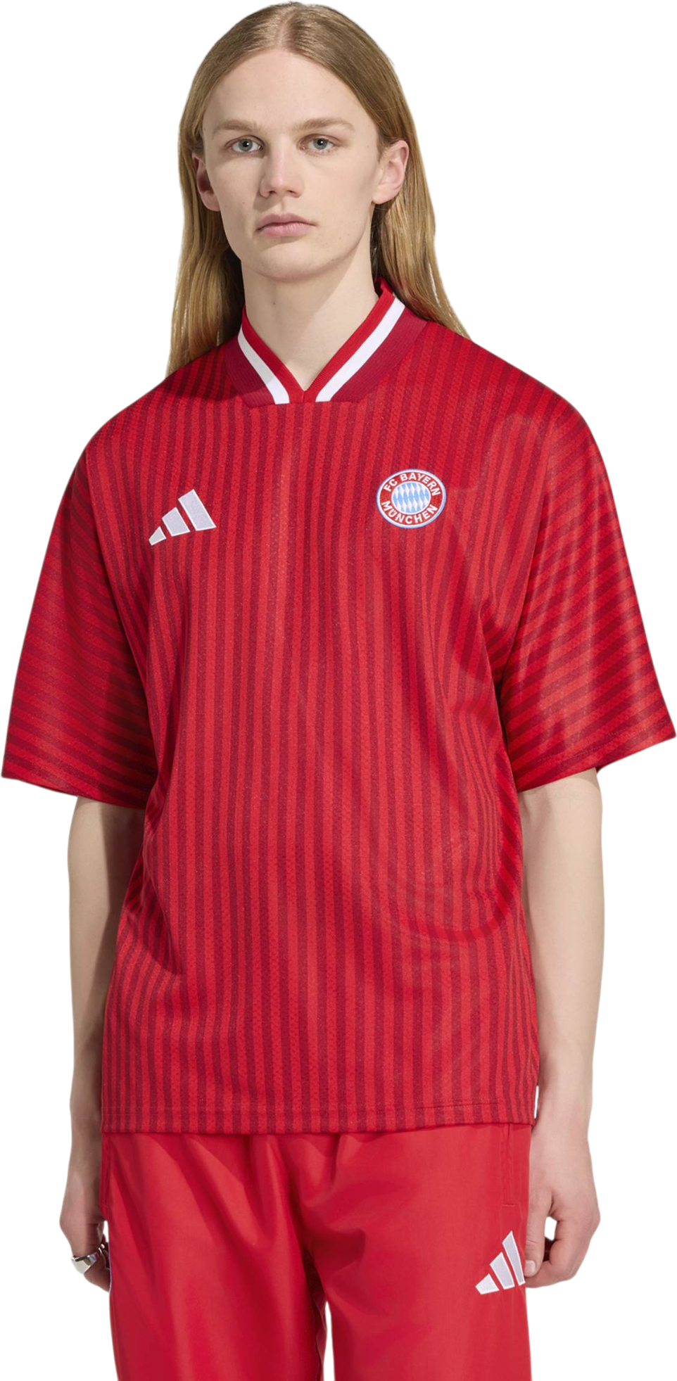 adidas FC Bayern Muenchen Stadium Jersey Asia Sizing 'Better Scarlet' — foto 5