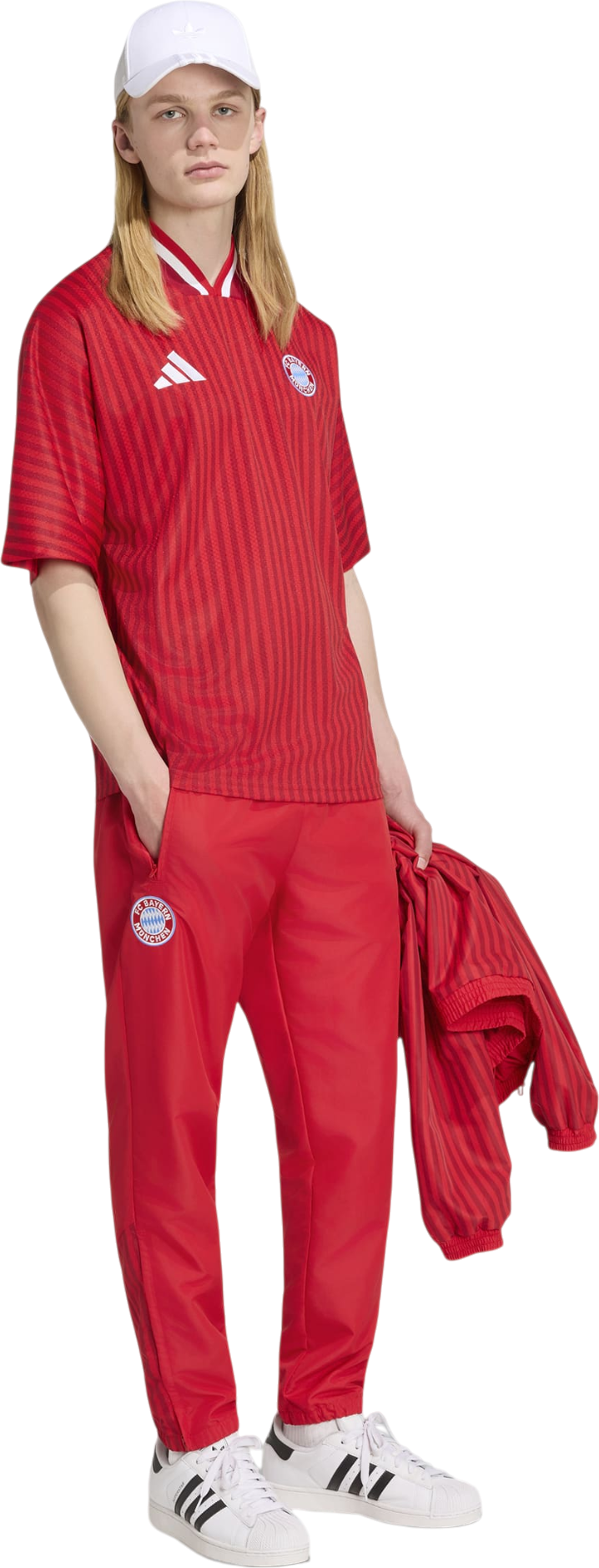 adidas FC Bayern Muenchen Stadium Jersey Asia Sizing 'Better Scarlet' — foto 7