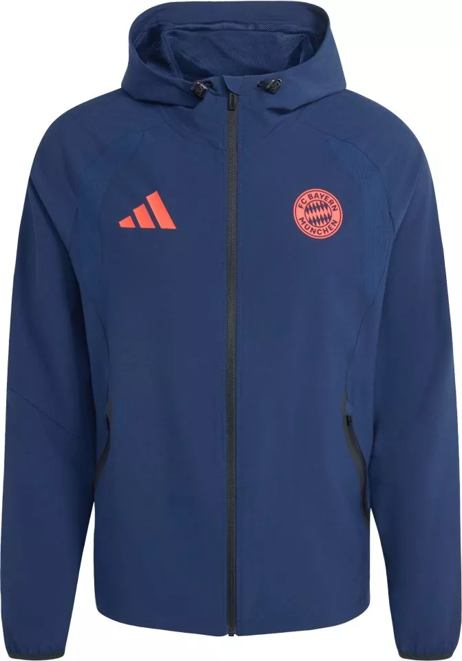 Geci cu gluga adidas FC Bayern Tiro Travel Windbreaker
