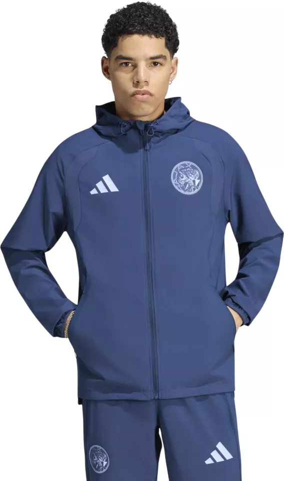 adidas Ajax Amsterdam Tiro Travel Windbreaker Kapucnis kabát