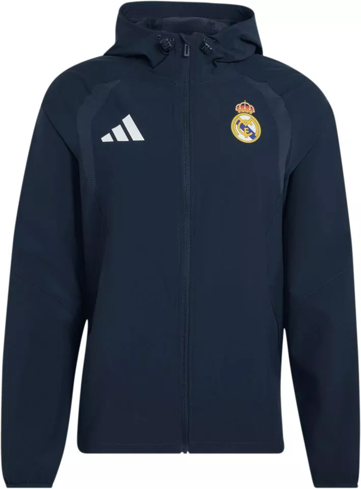 Muška jakna s kapuljačom adidas Real Madrid Tiro Travel