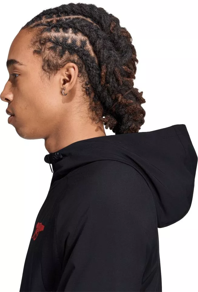 Jakna s kapuco adidas Arsenal FC Tiro Travel Windbreaker