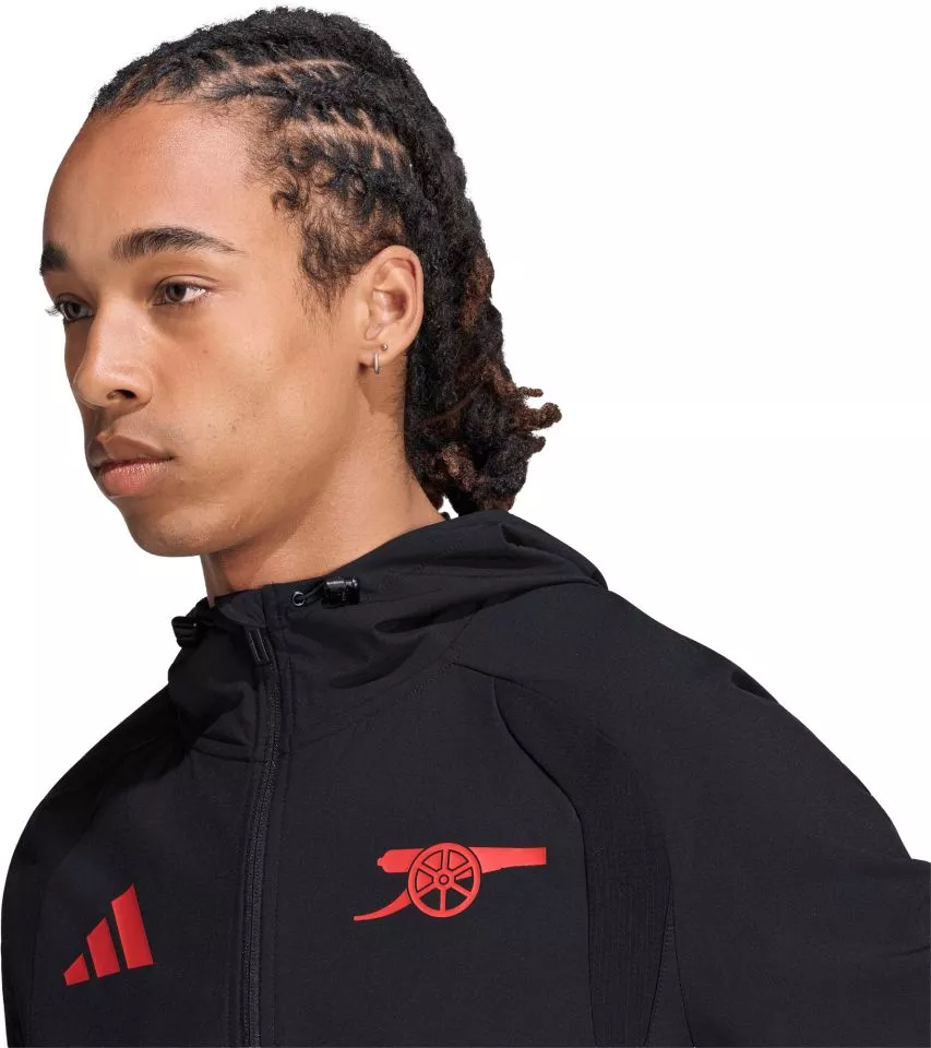 Jakna s kapuco adidas Arsenal FC Tiro Travel Windbreaker