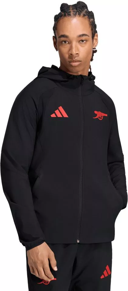 Jakna s kapuco adidas Arsenal FC Tiro Travel Windbreaker
