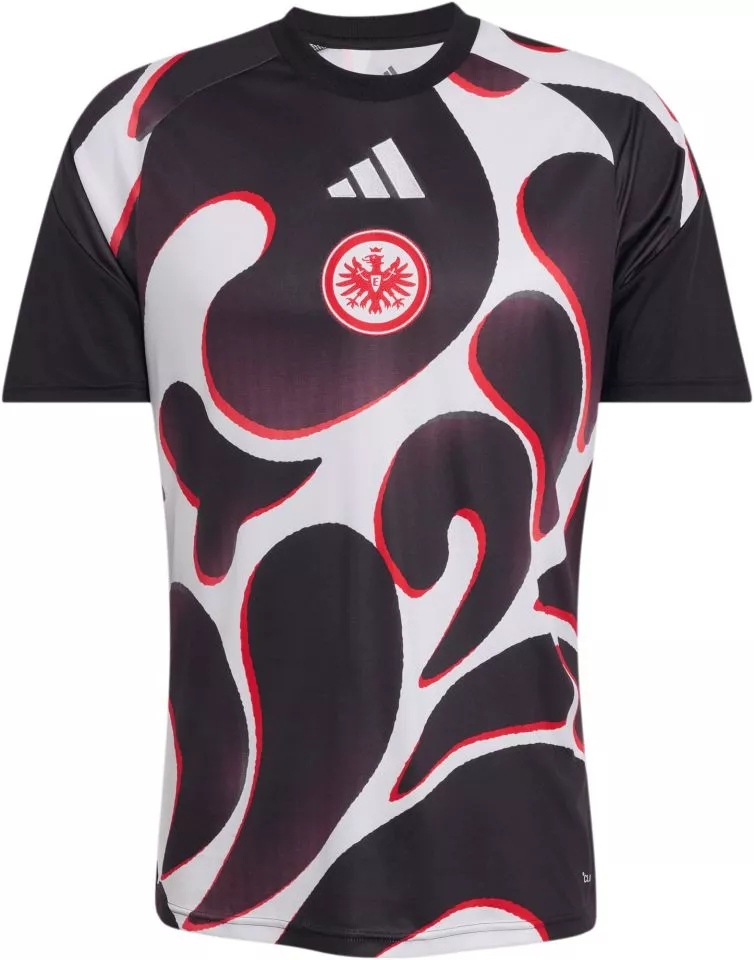 Moška majica za pred tekmo s kratkimi rokavi adidas Eintracht Frankfurt Pre-Match 2026/27