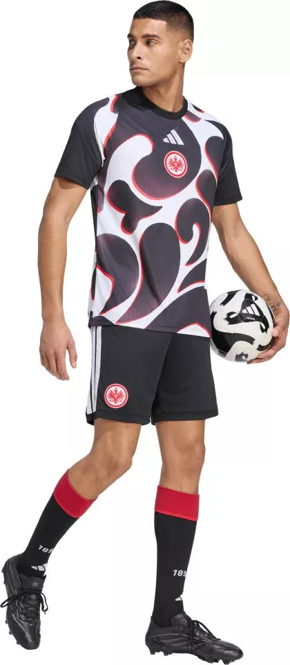 Moška majica za pred tekmo s kratkimi rokavi adidas Eintracht Frankfurt Pre-Match 2026/27