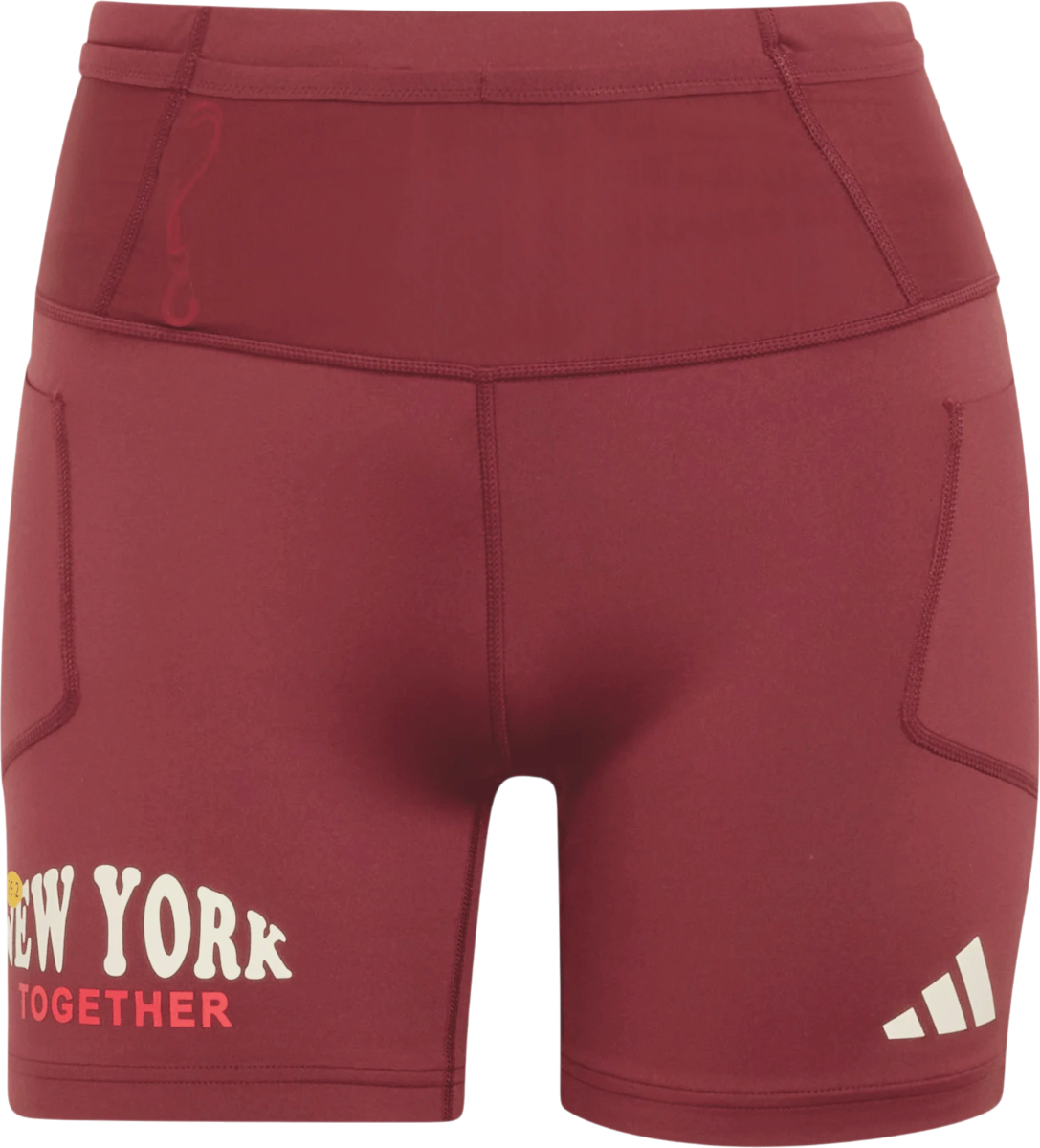 adidas Adizero New York City Korte broeken, S-5", Rood