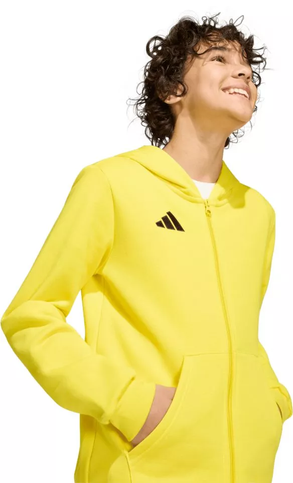 Hanorac cu gluga adidas Entrada 26 Full Zip Kids