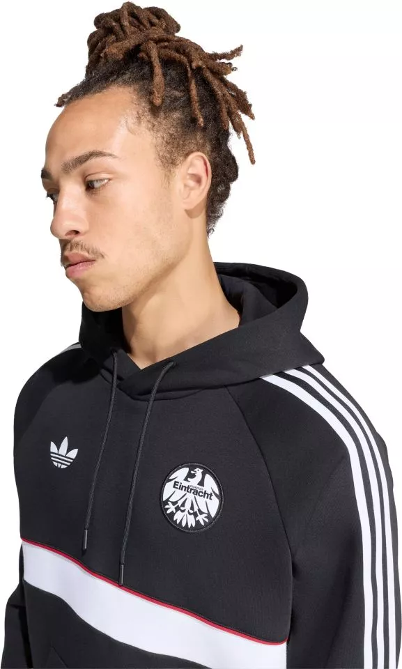 Sweatshirt med hætte adidas Eintracht Frankfurt Originals