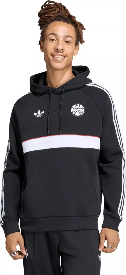 Sweatshirt med hætte adidas Eintracht Frankfurt Originals