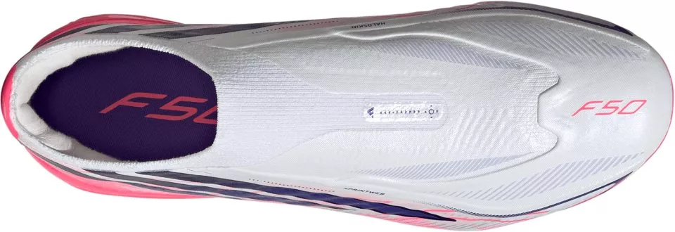 Gyerek fűzés nélküli futballcipő adidas F50 Hyperfast Elite Laceless FG
