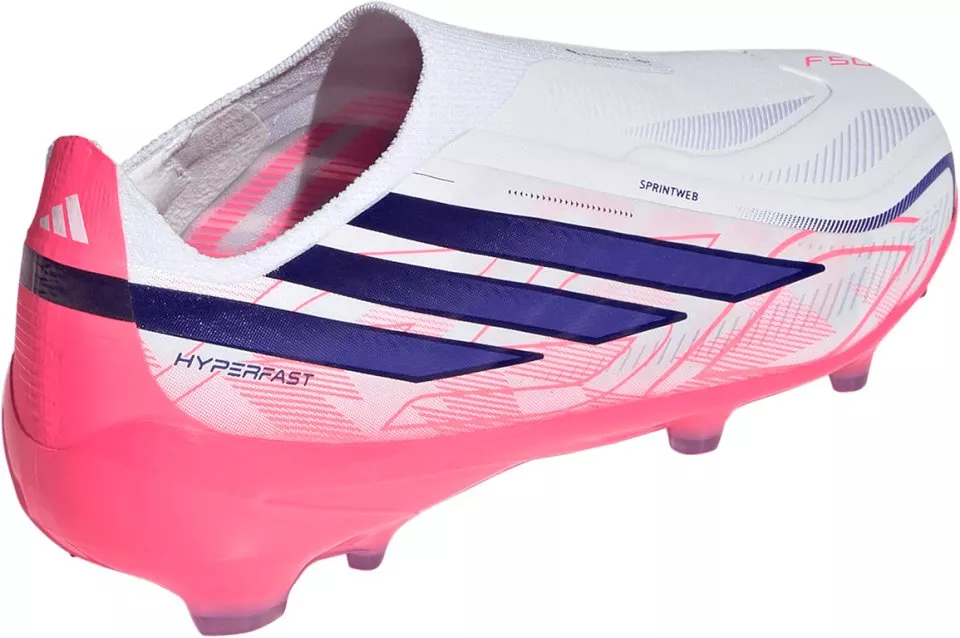 Gyerek fűzés nélküli futballcipő adidas F50 Hyperfast Elite Laceless FG