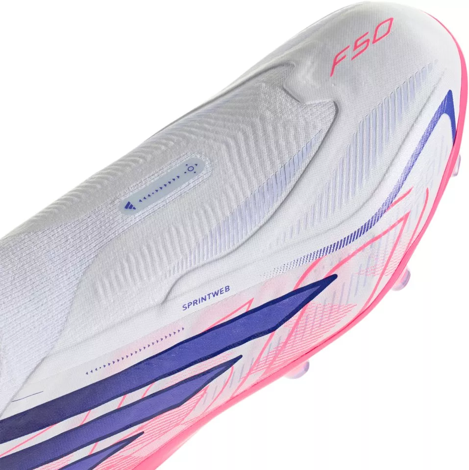 Gyerek fűzés nélküli futballcipő adidas F50 Hyperfast Elite Laceless FG