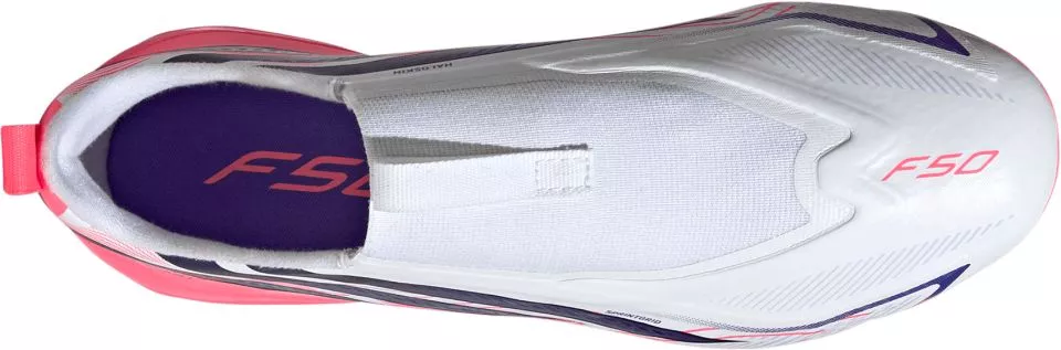 Detské bezšnúrkové kopačky adidas F50 Hyperfast League Laceless FG