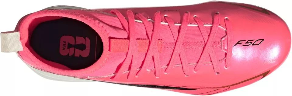 adidas F50 Hyperfast League Mid FG Kids Futballcipő