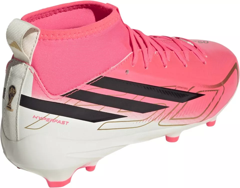 adidas F50 Hyperfast League Mid FG Kids Futballcipő