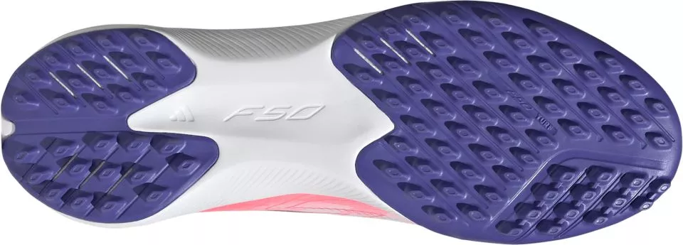 Detské kopačky bez šnurovania adidas F50 Hyperfast League Laceless TF