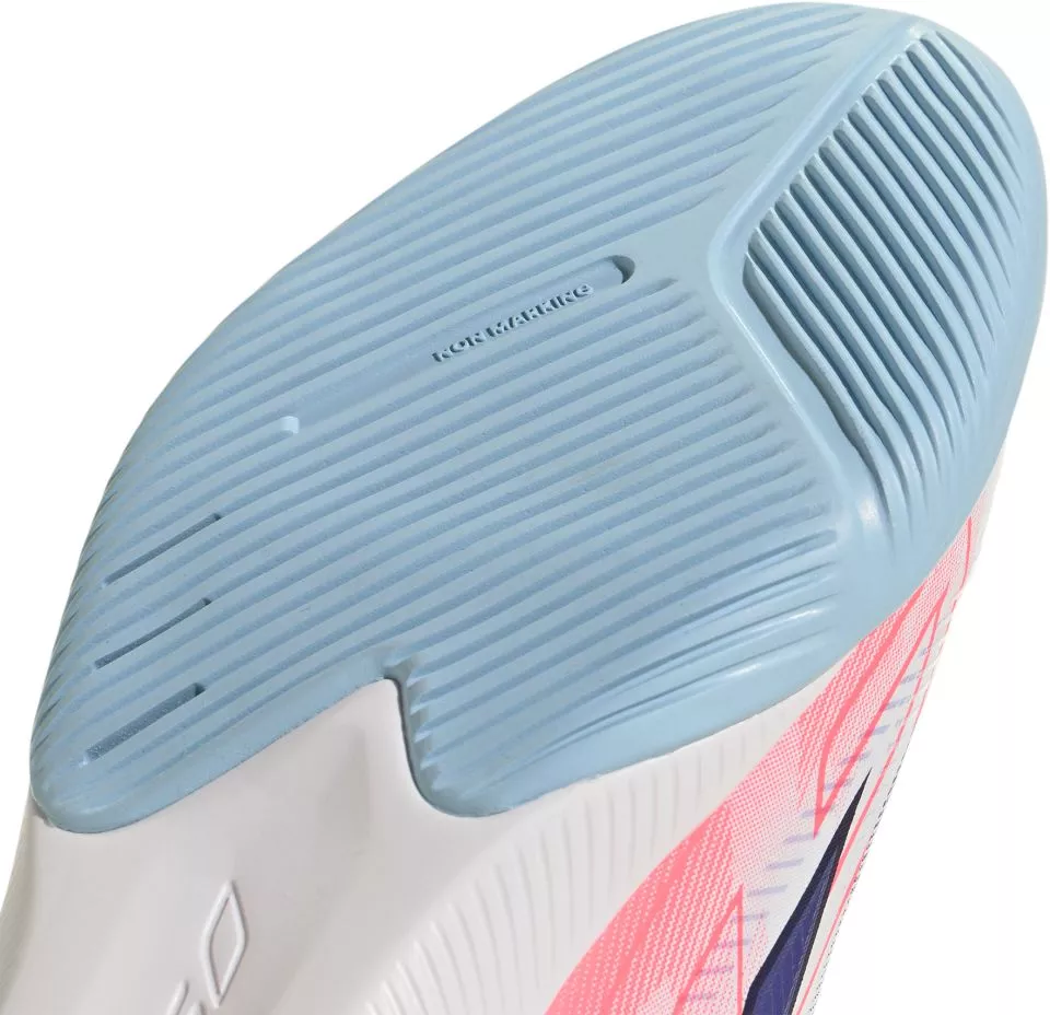 Detské sálové kopačky bez šnúrok adidas F50 Hyperfast League Laceless IN