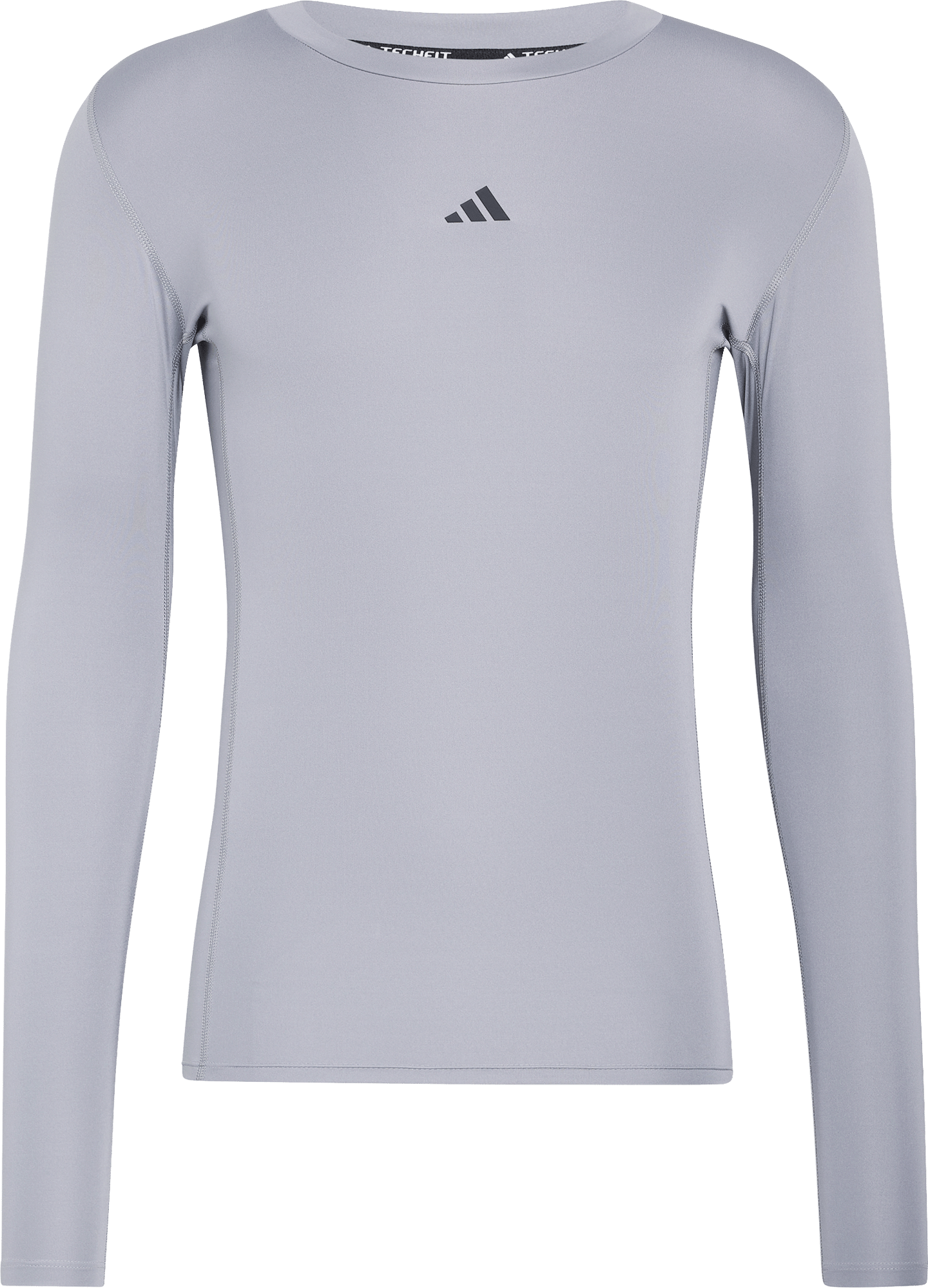 adidas TECHFIT Compression T-shirt met lange mouwen, L, Grijs