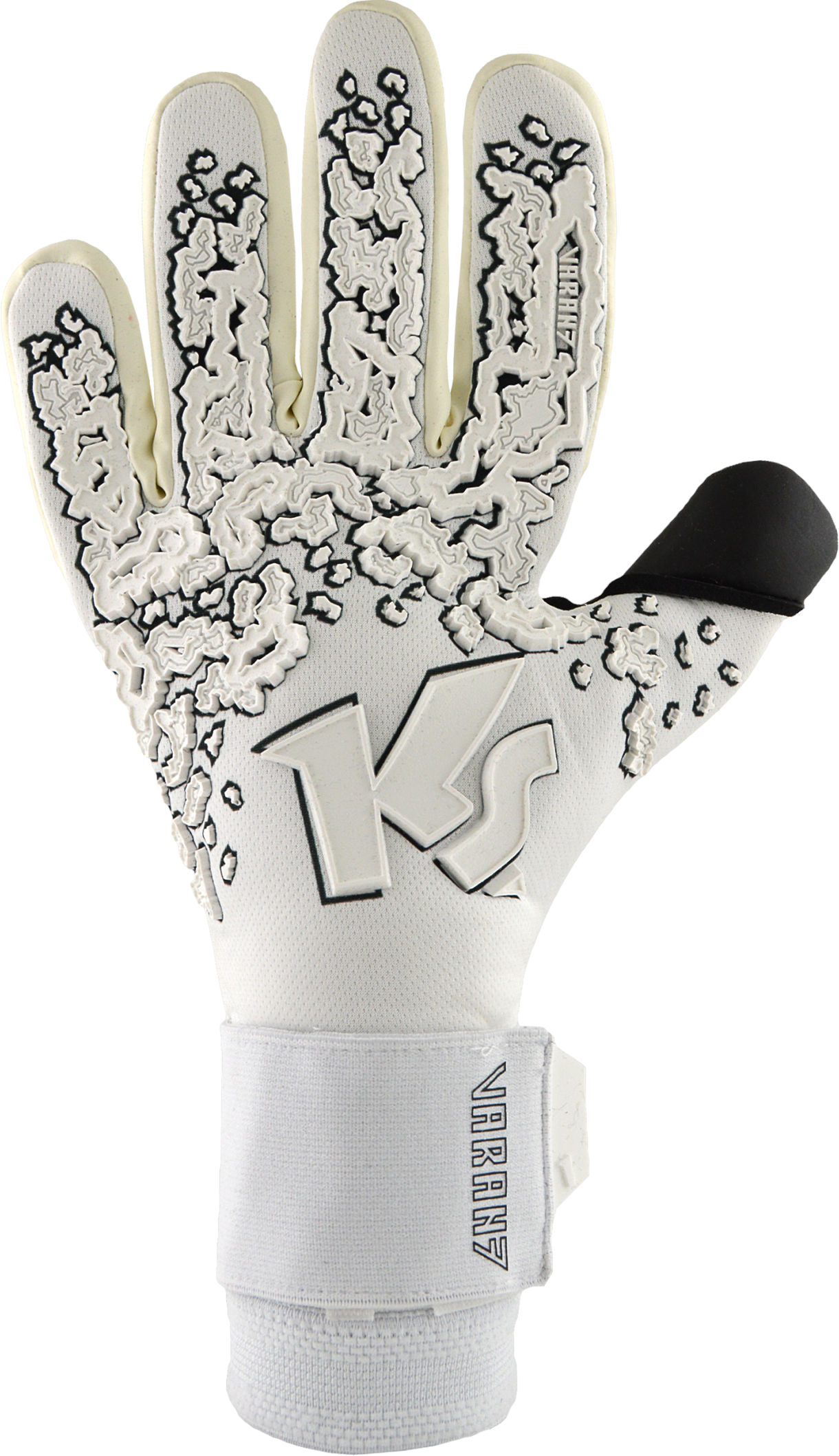 Goalkeeper's gloves KEEPERsport Varan7 Champ NC Whiteout
