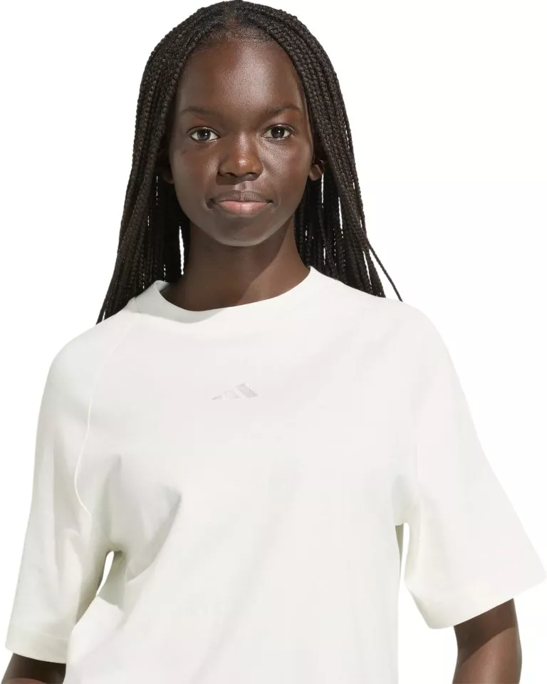 T-shirt feminina de manga curta adidas Kit Small Logo