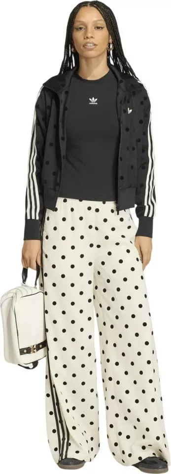 Παντελόνι adidas Originals Satin Polka Dots Wide Leg