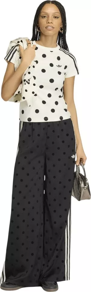 Παντελόνι adidas Originals Satin Polka Dots Wide Leg