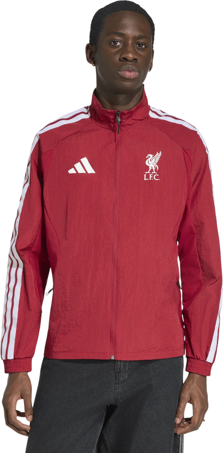 adidas Liverpool FC Home Anthem Jacket Asia Sizing 'Active Maroon' — foto 5